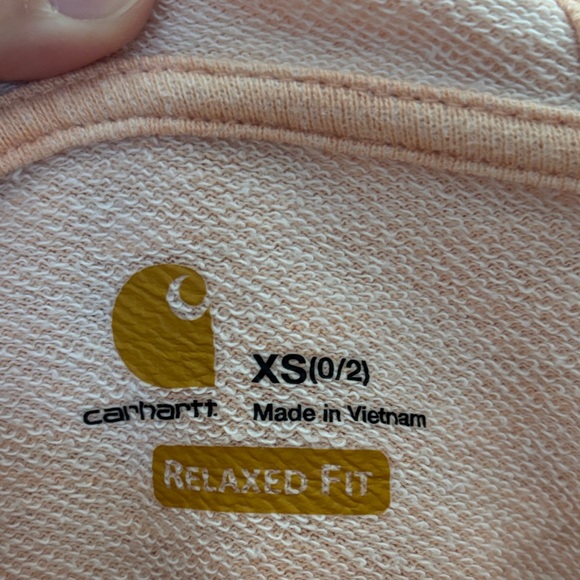 Carhartt Women's Tan Hoodie - Picture 3 of 4